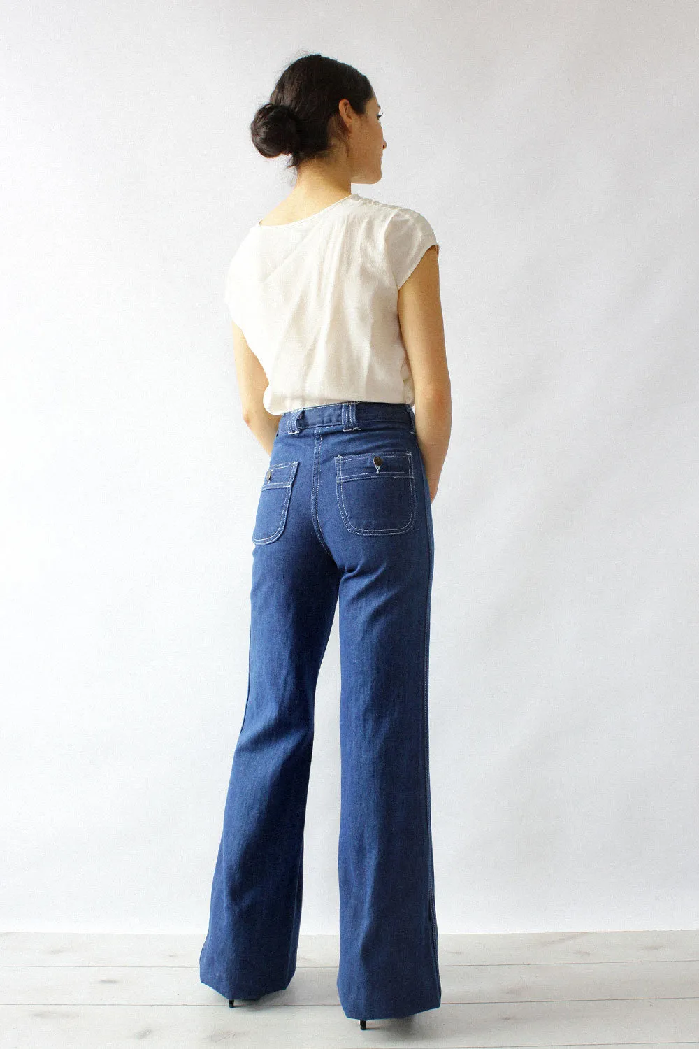 70s Stilt Bell Bottoms XS