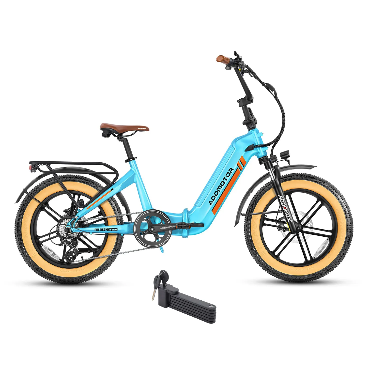 Addmotor 750W 48V Foldtan M-160 Folding Fat Tire Step-Thru Electric Bike