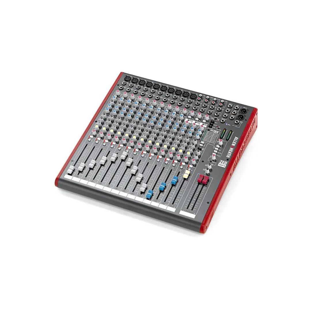 Allen and Heath ZED-16FX 16-channel PA Mixer with USB Audio Interface and Effects