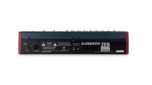 Allen and Heath ZED60-14FX Live and Studio Mixer with Digital FX and USB Port