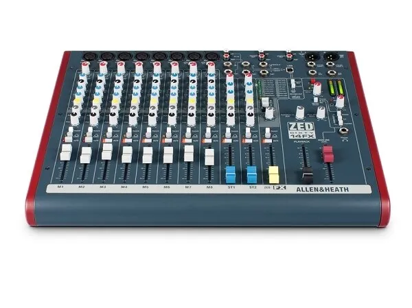 Allen and Heath ZED60-14FX Live and Studio Mixer with Digital FX and USB Port