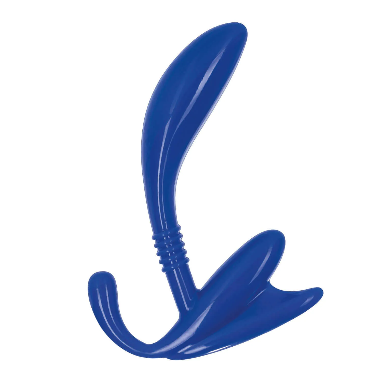 Apollo Curved Prostate Probe Blue by California Exotic Novelties - Anal Toy for Men