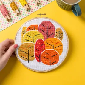 Autumn Trees Cross Stitch Kit