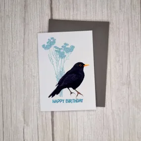 Birthday Card "Blackbird"