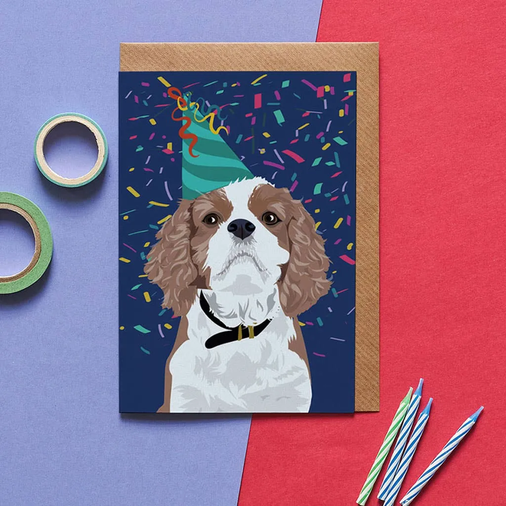 Blank Card "Darcey the King Charles Dog"