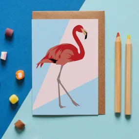 Blank Card "Felicity the Flamingo"