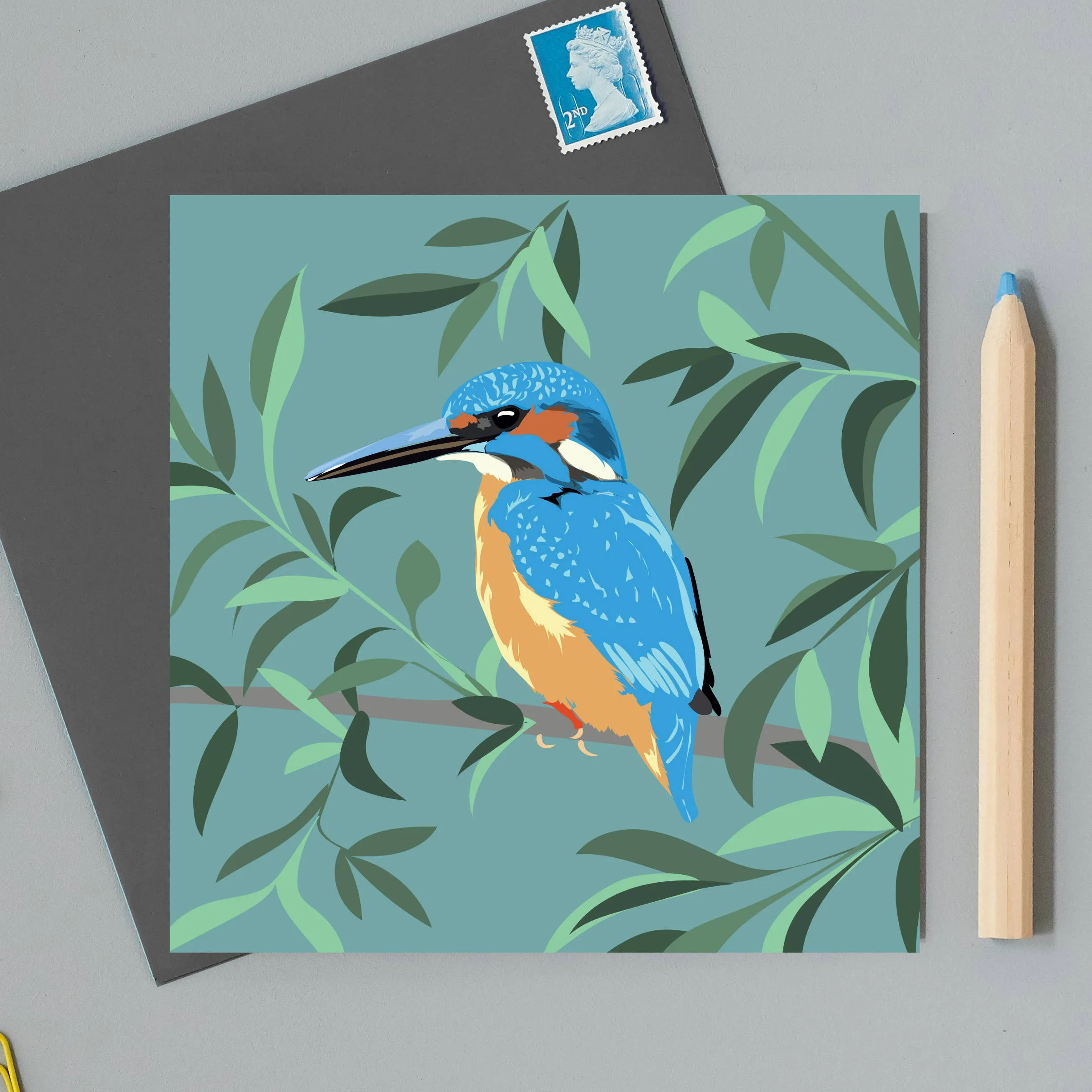 Blank Card "Kingfisher"