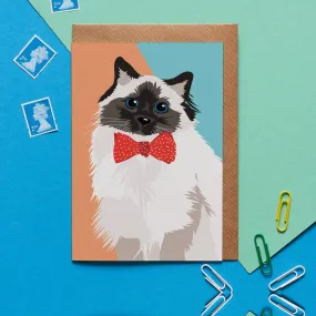 Blank Card "Meg the Cat"