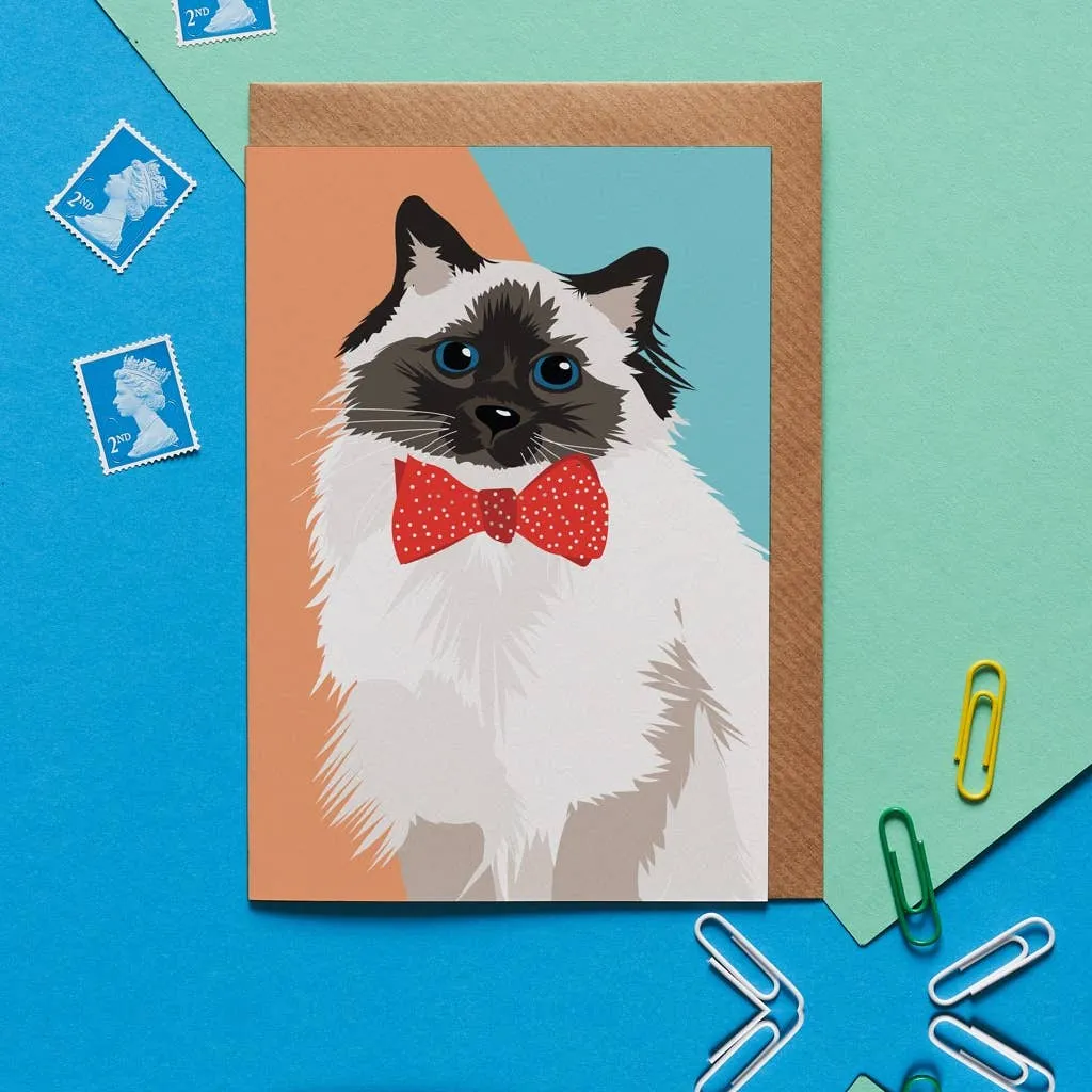 Blank Card "Meg the Cat"