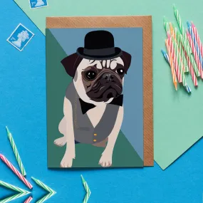 Blank Card "Otis the Pug"