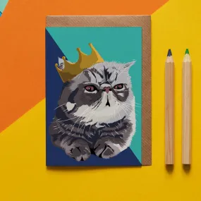 Blank Card "Royal the Cat"