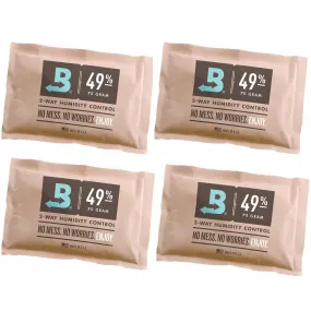 Boveda 70g 49% RH 2-Way Humidity Control Pack - 4 Pack