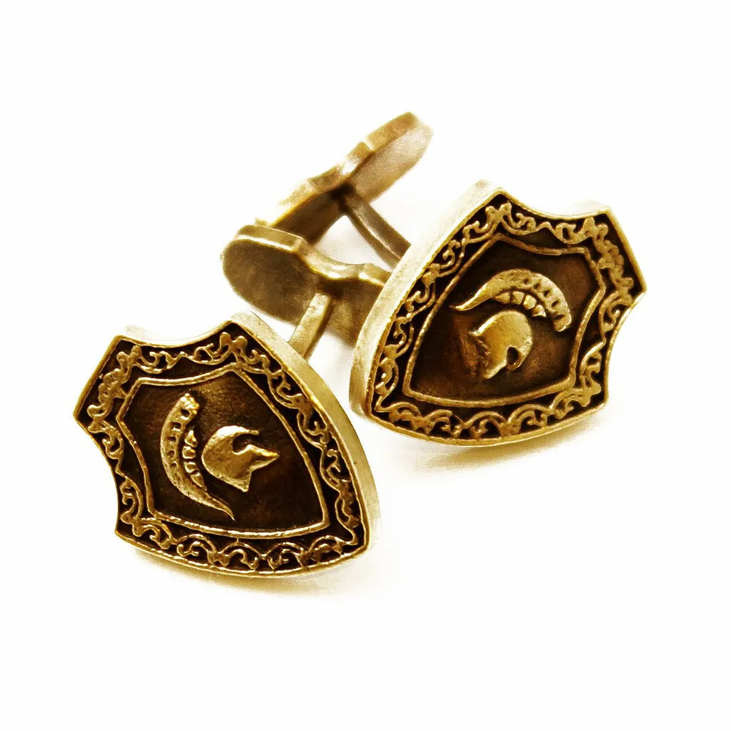 Brass Axe Cufflinks