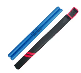 Escrima Stick, Foam Padded, Thick, Blue (Pair)