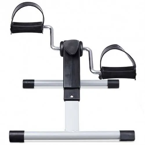 Folding Under Desk Indoor Pedal Exercise Bike for Arms Legs