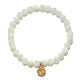 Ganesha Hindu God, Pearl Bracelet