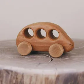 Handmade Wooden Simple Bus