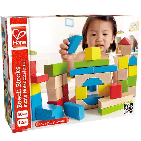 Hape Maple Blocks (50pc) (12mo )