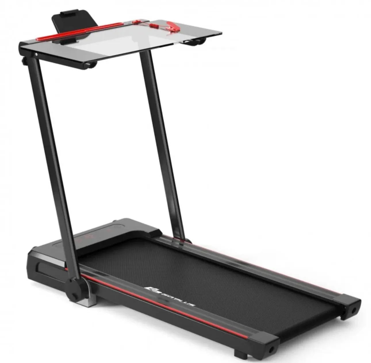 Heavy Duty Modern Folding 3-in-1 Treadmill With Remote | 2.25HP | Rubber Foot Mat | Flexible Wheels | Powerful Silent Motor | XL LED Screen