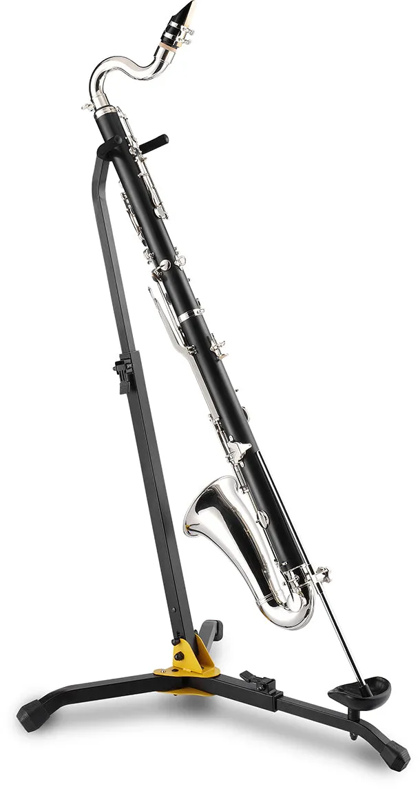 Hercules Bass Clarinet & Bassoon Stand, DS561B, Foldable Instrument Stand