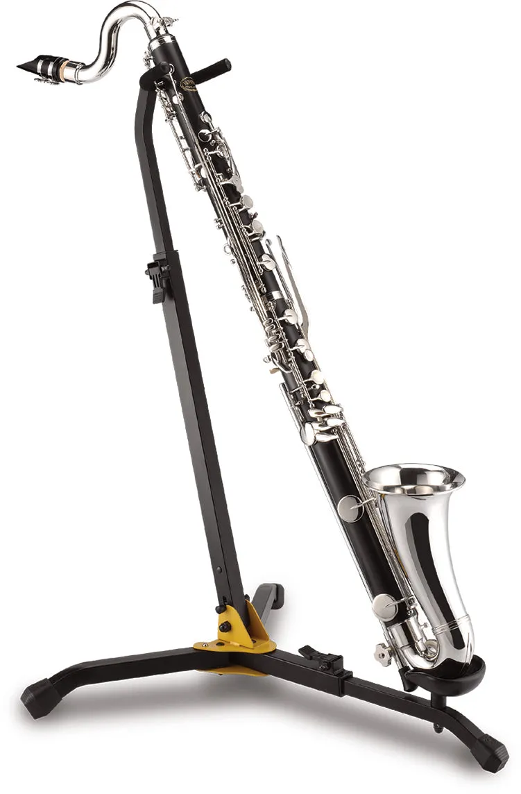 Hercules Bass Clarinet & Bassoon Stand, DS561B, Foldable Instrument Stand