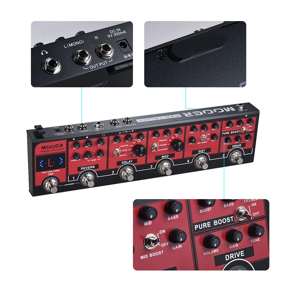 MOOER RED TRUCK Electric Guitar Multi Effect