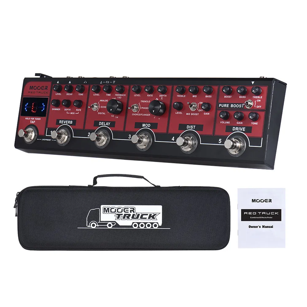 MOOER RED TRUCK Electric Guitar Multi Effect