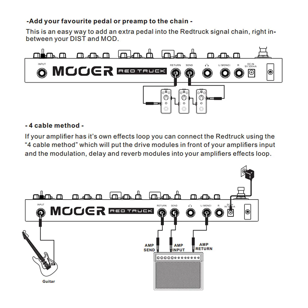 MOOER RED TRUCK Electric Guitar Multi Effect