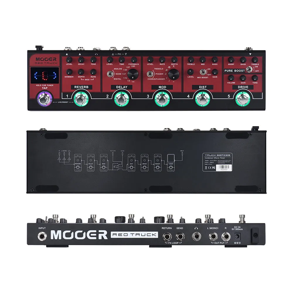 MOOER RED TRUCK Electric Guitar Multi Effect