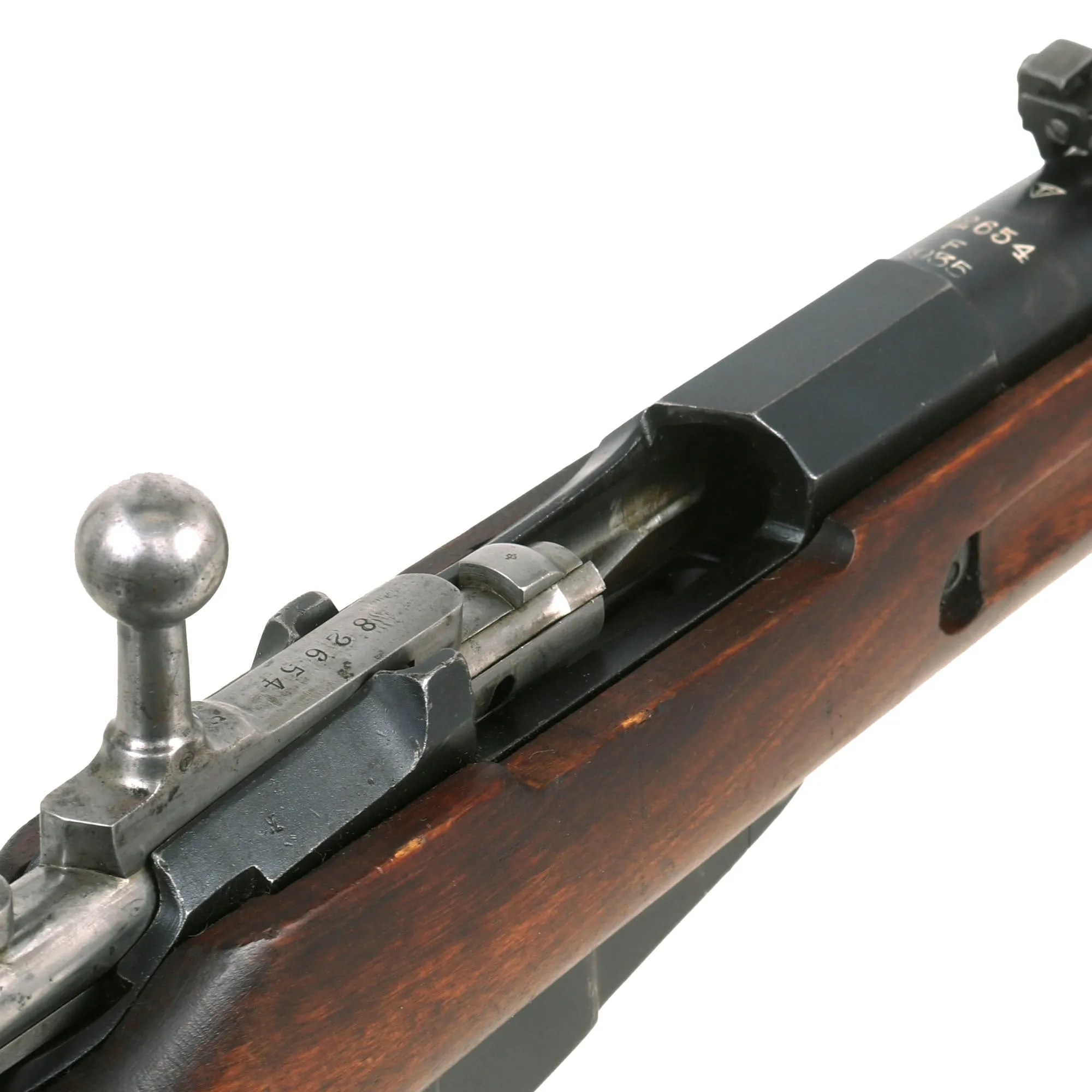 Original Antique Finnish Winter War Model M/27 Mosin-Nagant Rifle Serial 82654 with Ski Swivel & Tikkakoski Barrel - Receiver Dated 1898