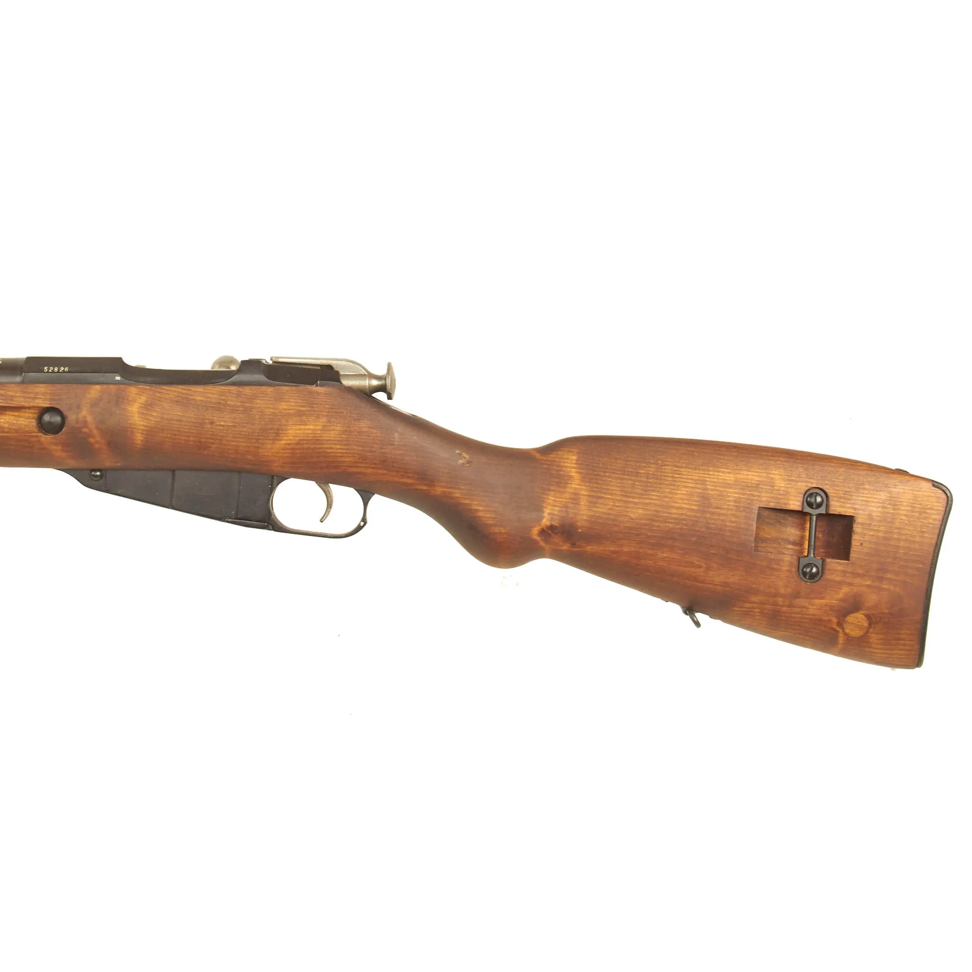 Original Antique Finnish Winter War Model M/39 Mosin-Nagant Rifle Serial 52826 with Replaced Barrel - Receiver Dated 1895