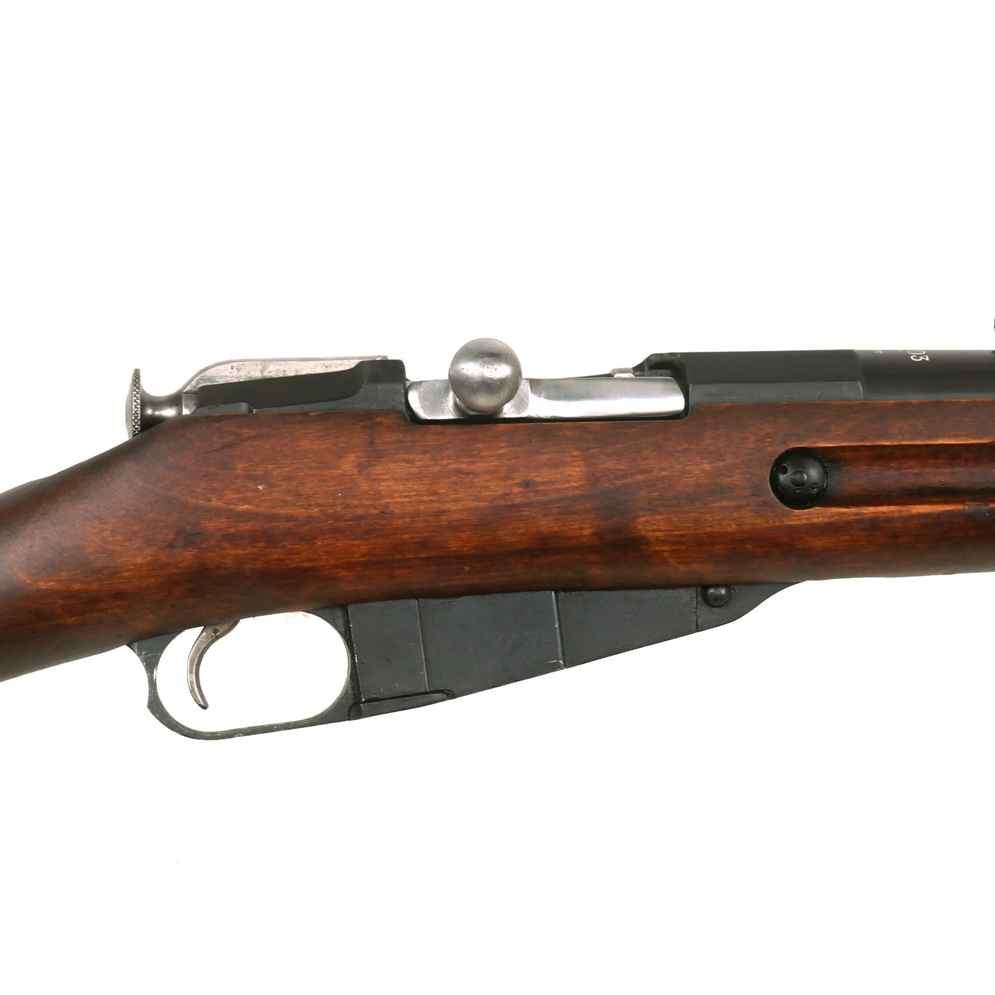 Original Finnish Winter War Model M/27 Mosin-Nagant Rifle Serial 69603 with Tikkakoski Barrel - Antique Izhevsk Receiver Dated 1895