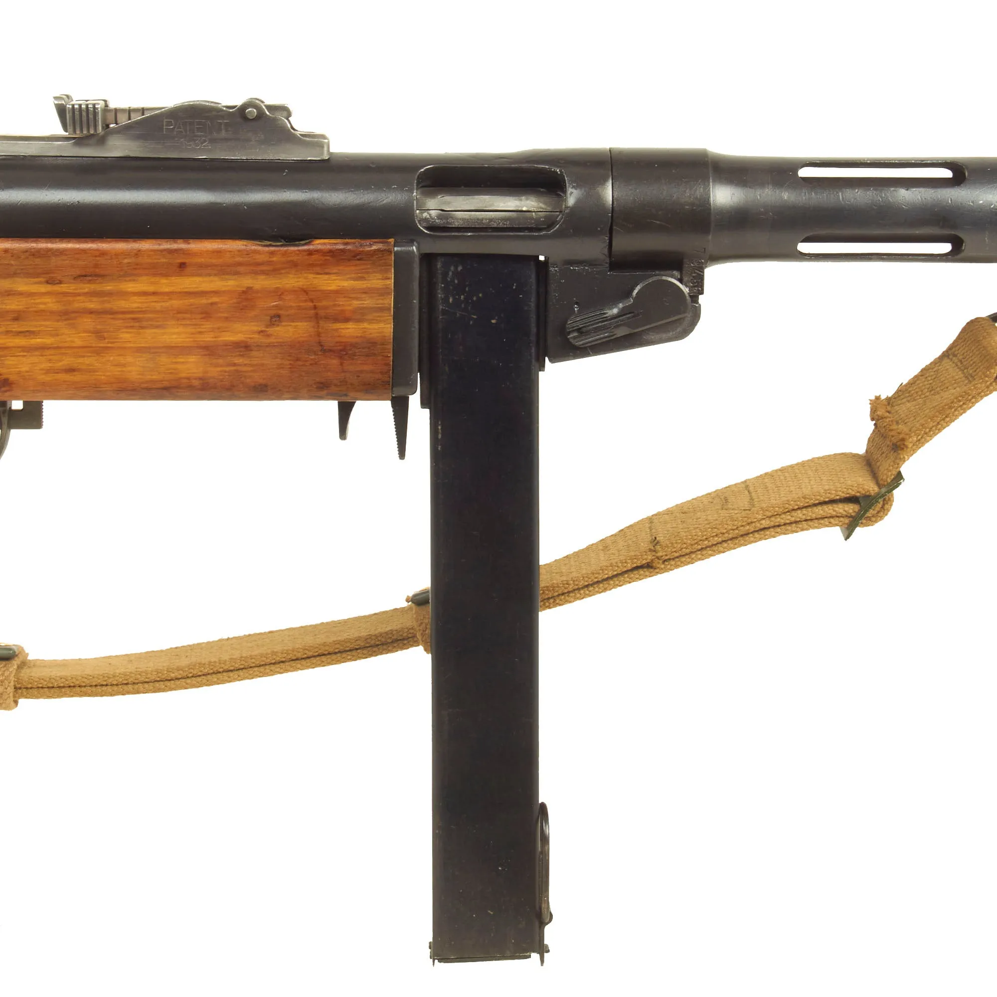 Original Finnish WWII Suomi KP/-31 M31 9mm Display SMG with Live Barrel, Stick Magazine & Sling - Serial 31857