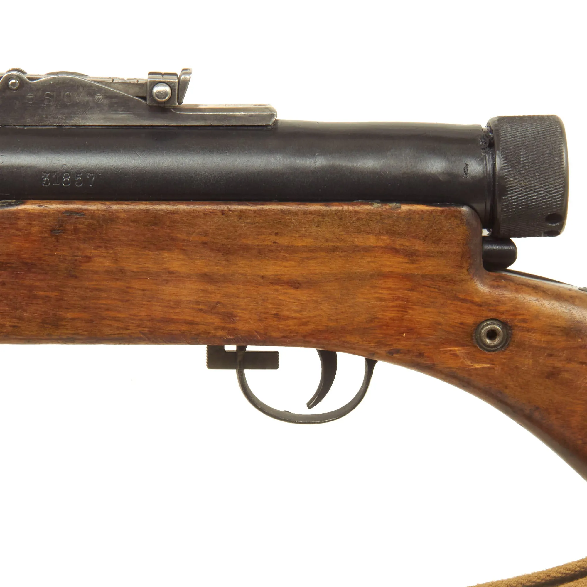 Original Finnish WWII Suomi KP/-31 M31 9mm Display SMG with Live Barrel, Stick Magazine & Sling - Serial 31857