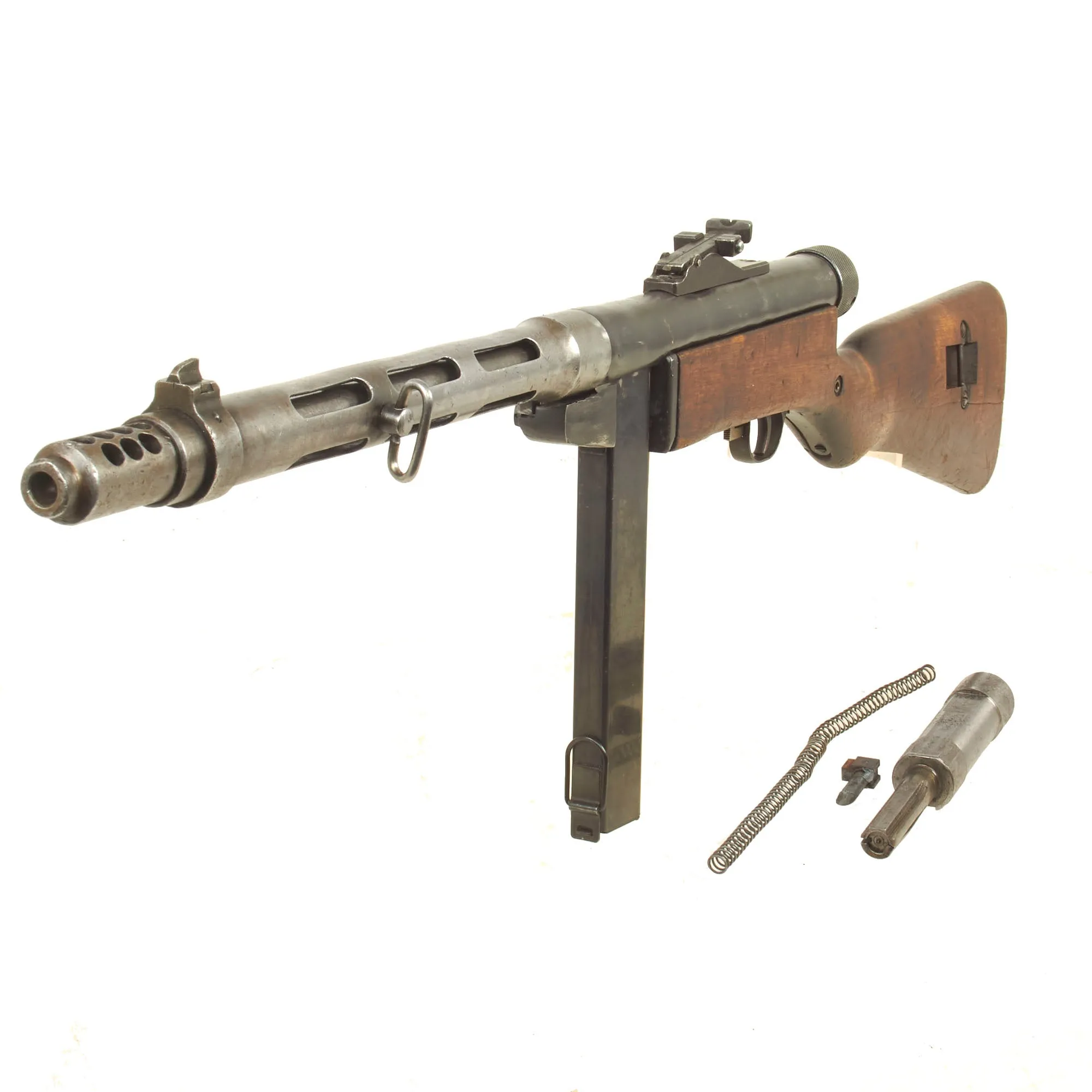 Original Finnish WWII Suomi KP/-31 M31 9mm Display SMG with Stick Magazine & Internals - Serial 51764