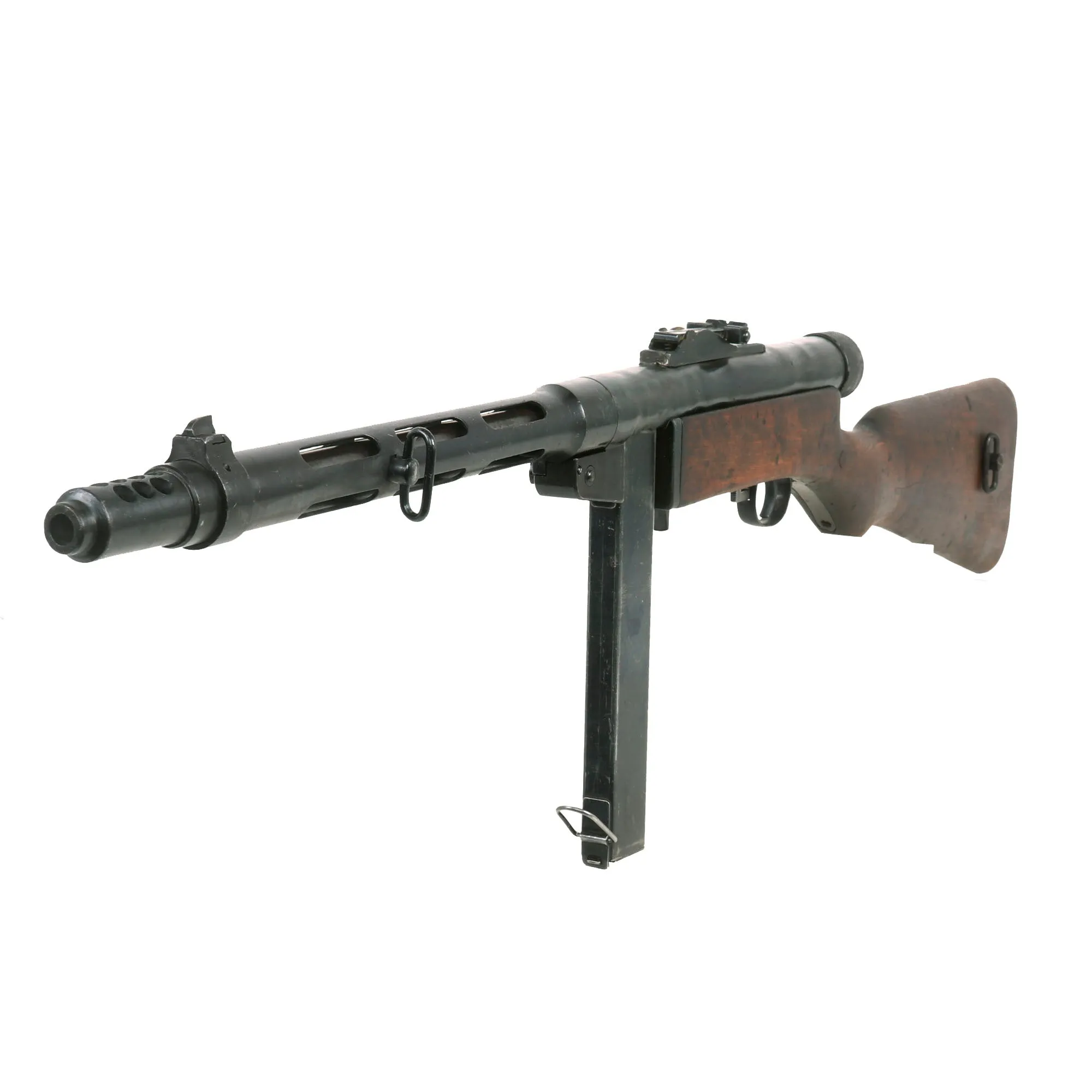 Original Finnish WWII Suomi KP/-31 M31 9mm Display SMG with Stick Magazine - Serial 58591