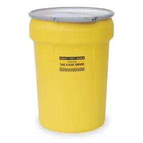 Salvage Drum 30 Gal. Yellow w/ Metal Lever-Lock Ring