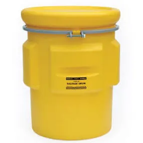 Salvage Drum 65 Gal. Yellow w/ Metal Band & Bolt