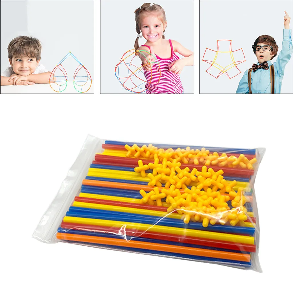 Straws Blocks For Kids