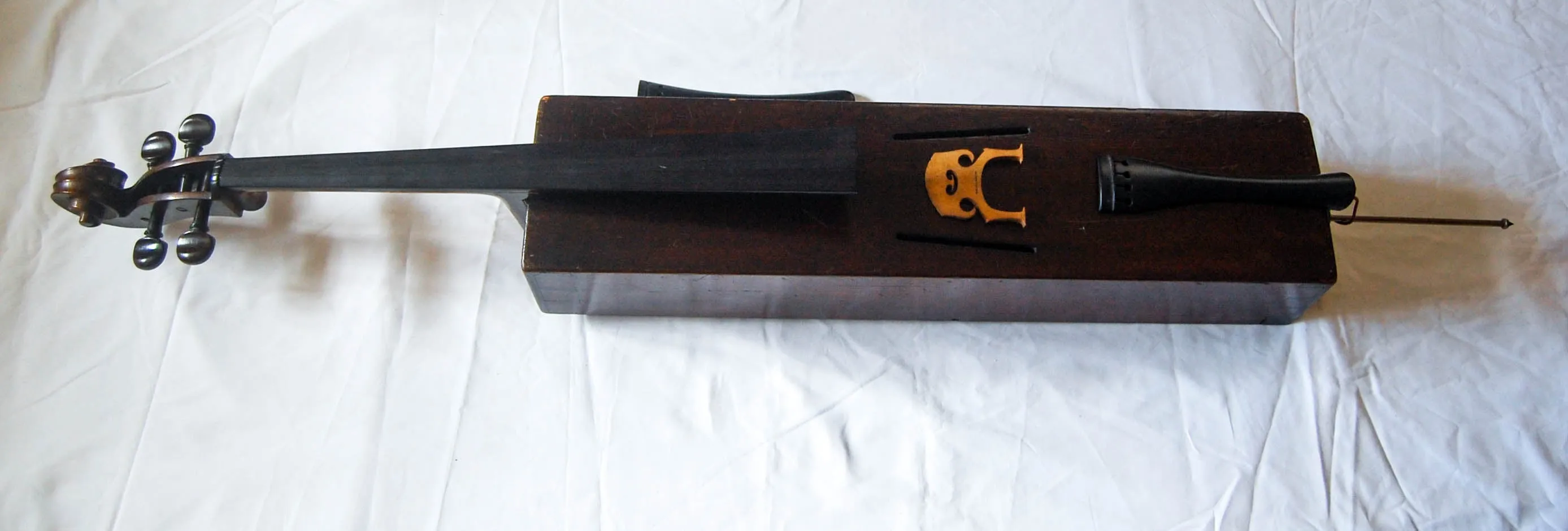 Victorian Military Campaign Collapsible Trench Cello by WE Hill & Sons, London