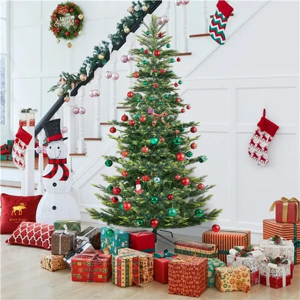 Yaheetech Pre-lit Aspen Fir Artificial Christmas Tree